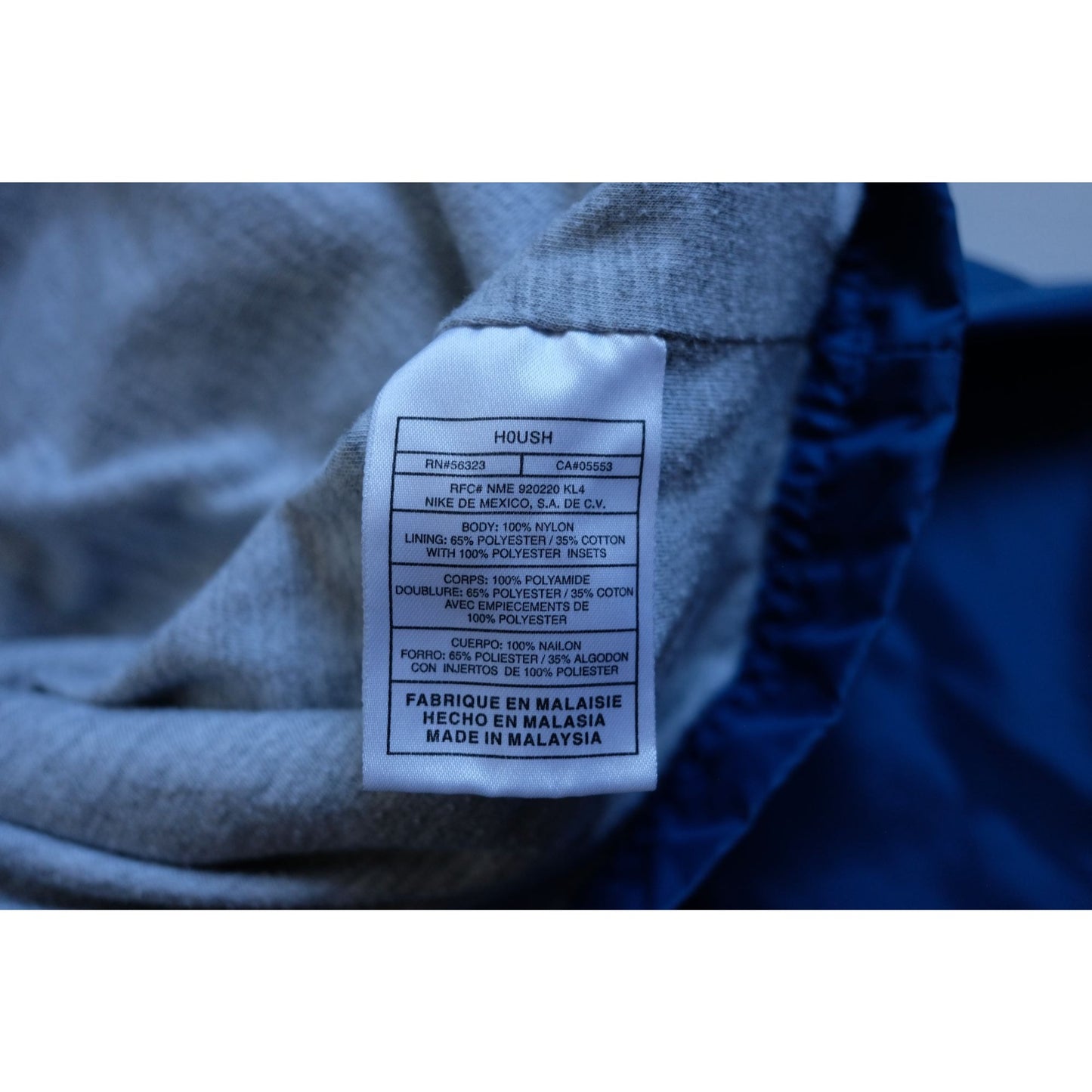 NIKE Y2K MINI SWOOSH WINDBREAKER NYLON JACKET SZ XL