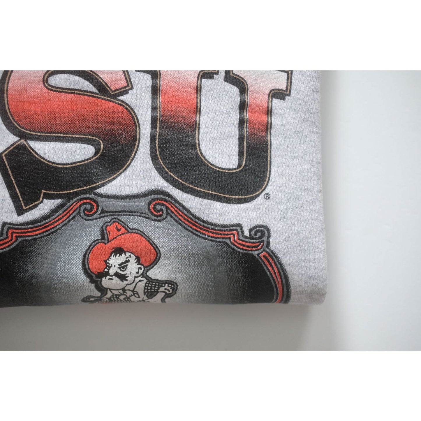 OSU COWBOYS FOOTBALL RED OAK CREW SWEATSHIRT SZ L 90s