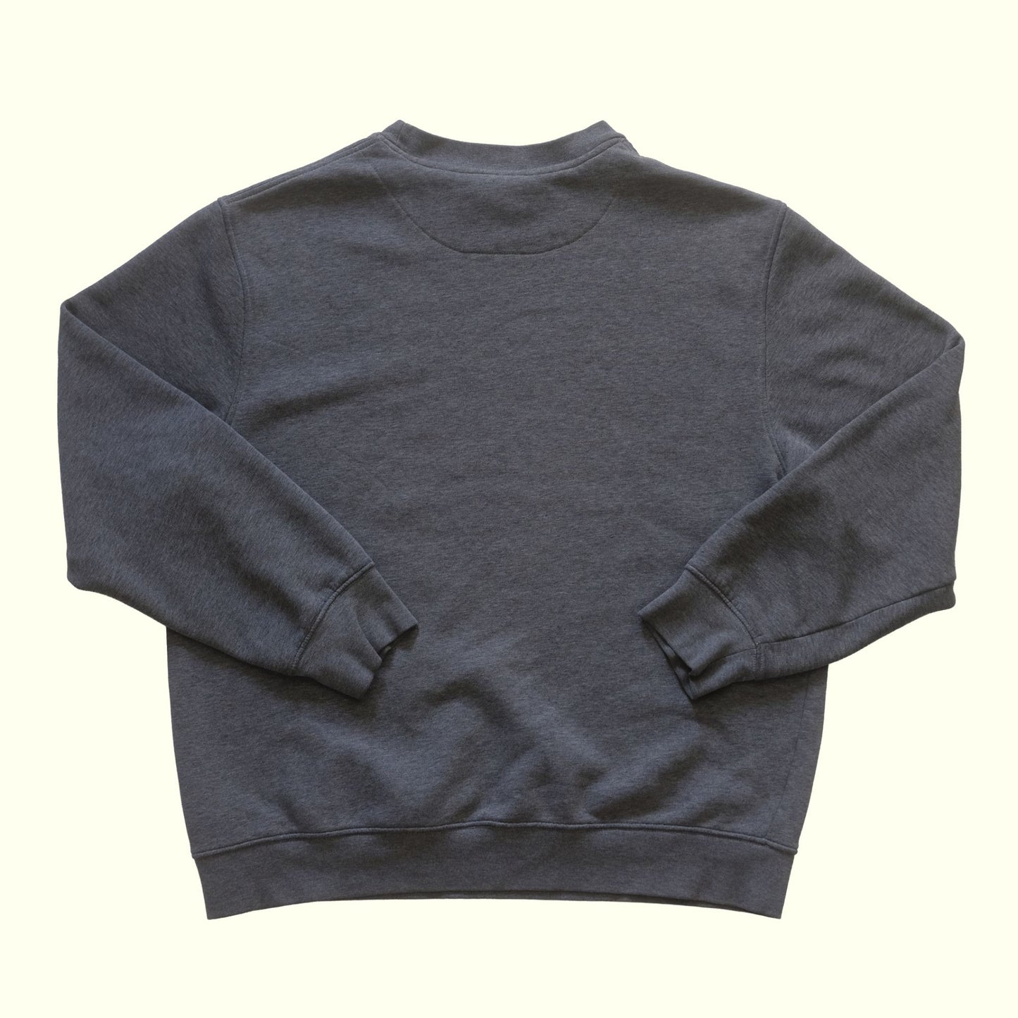 NIKE GRAY MINI SWOOSH CREW SWEATSHIRT SZ L 2004