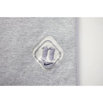 NIKE Y2K MINI SWOOSH EMBROIDERED LOGO GRAY T SHIRT 2004 SZ L