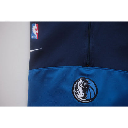 NIKE NBA DALLAS MAVERICKS 1/4 ZIP SHOOTING TOP T SHIRT 2002 XL