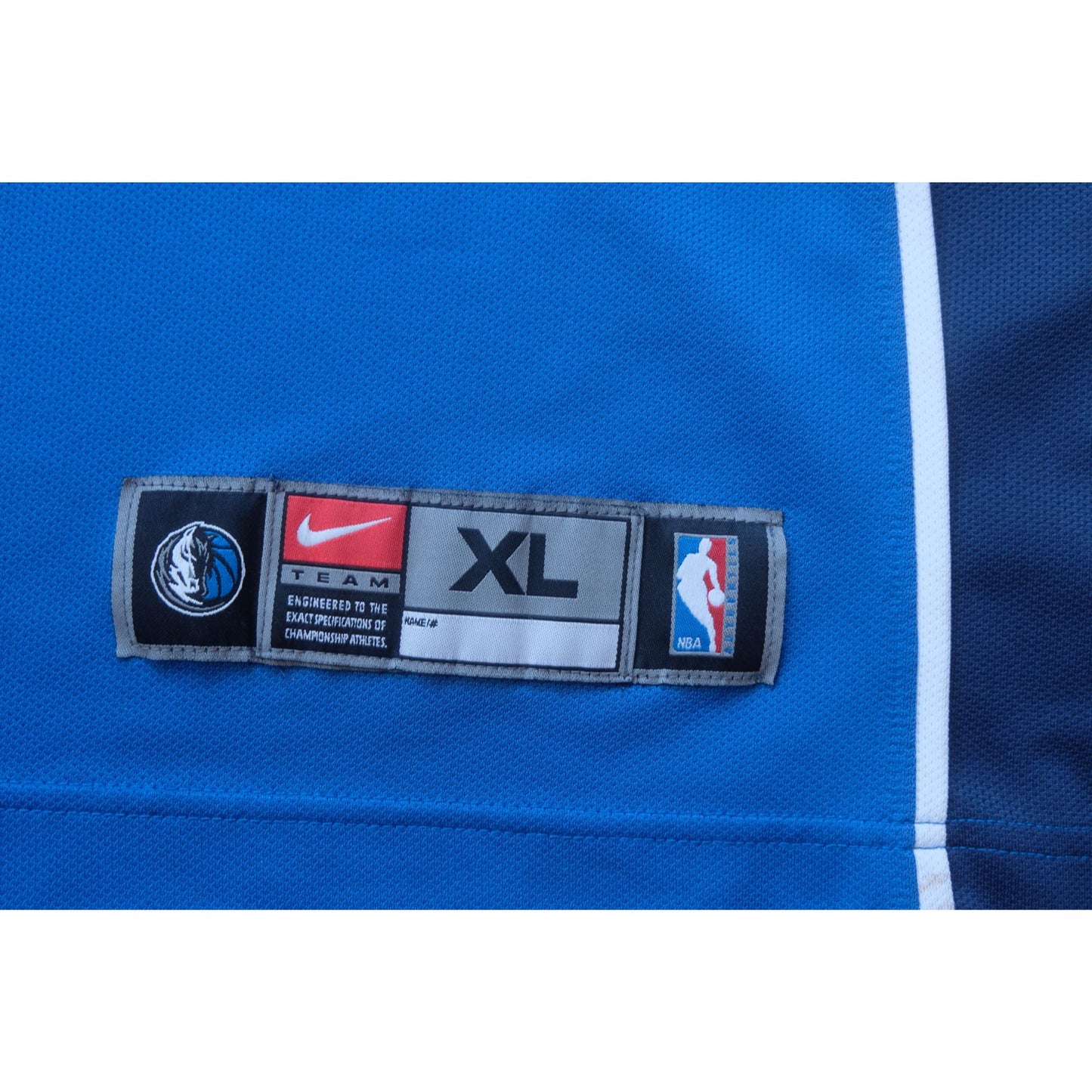 NIKE NBA DALLAS MAVERICKS 1/4 ZIP SHOOTING TOP T SHIRT 2002 XL