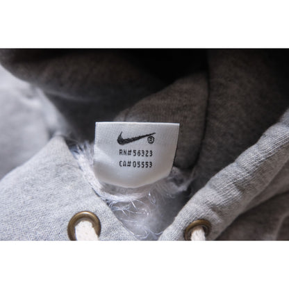 NIKE 1990s MINI SWOOSH HOODIE SWEATSHIRT GRAY SZ M/L