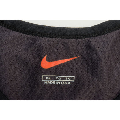 NIKE VTG 90s RETRO USA MADE CENTER SWOOSH ACTIVE BLACK T SHIRT 1999 MENs SZ XL