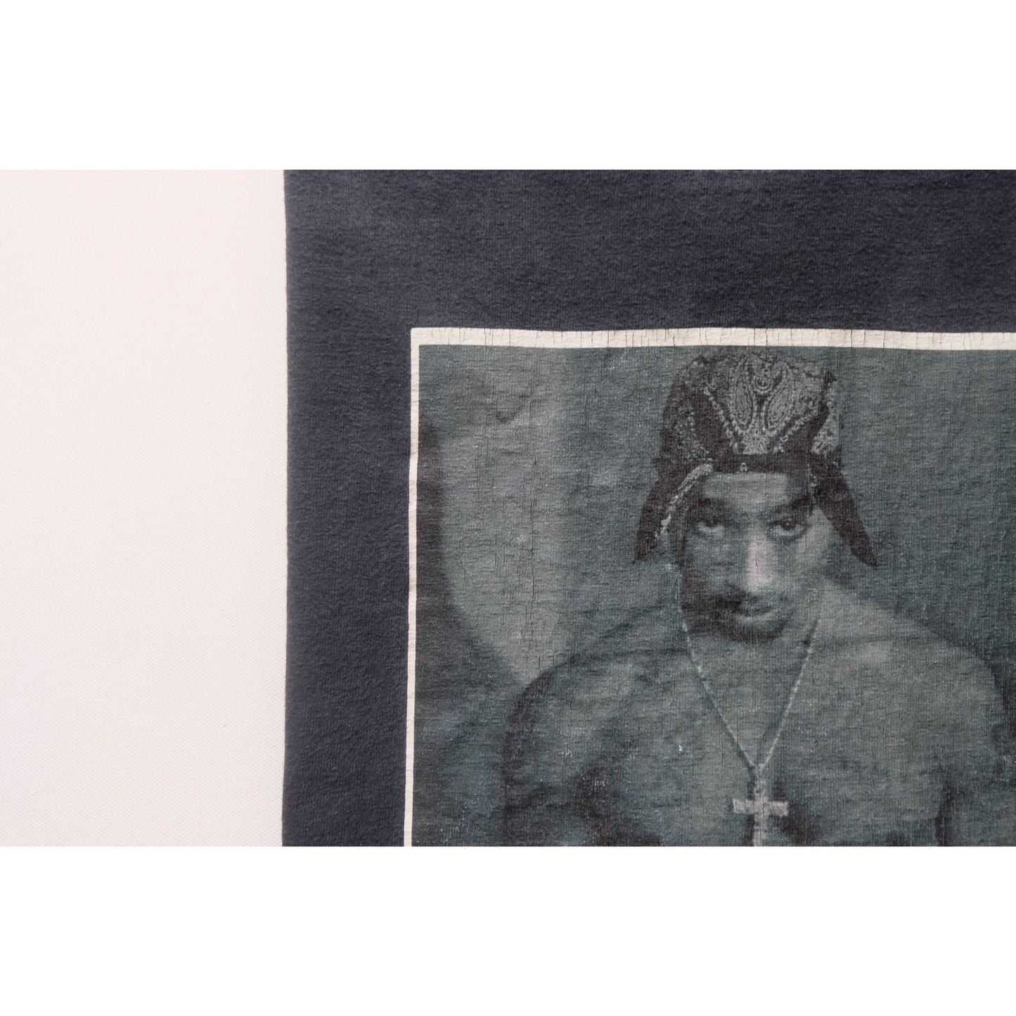 2PAC Y2K RAP TEE MUSIC HIP HOP GRAPHIC BLACK COTTON T SHIRT SZ XL