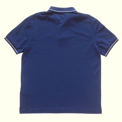 PRADA SPORT VTG Y2K RETRO DESIGNER SPORT ACTIVE BLUE POLO SHIRT 2015 MENs SZ XL