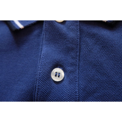 PRADA SPORT VTG Y2K RETRO DESIGNER SPORT ACTIVE BLUE POLO SHIRT 2015 MENs SZ XL