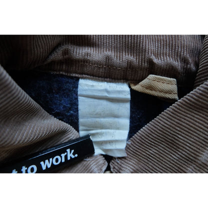 CARHARTT CHORE COAT BLANKET LINED VTG 90s 80s BROWN DISTRESSED JACKET SZ 42 TALL