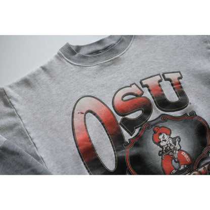OSU COWBOYS FOOTBALL RED OAK CREW SWEATSHIRT SZ L 90s
