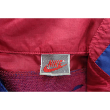NIKE 100% NYLON USA MADE RUNNING TRACK FULL ZIP JACKET 1993 SZ L