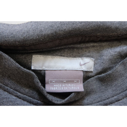 NIKE GRAY MINI SWOOSH CREW SWEATSHIRT SZ L 2004