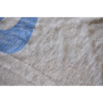 NIKE SWOOSH GRAPHIC USA MADE GRAY T SHIRT 1984 SZ M