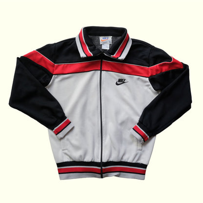 NIKE SPORTSWEAR 80s GRAY TRACK JACKET SZ M