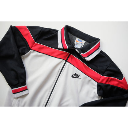 NIKE SPORTSWEAR 80s GRAY TRACK JACKET SZ M